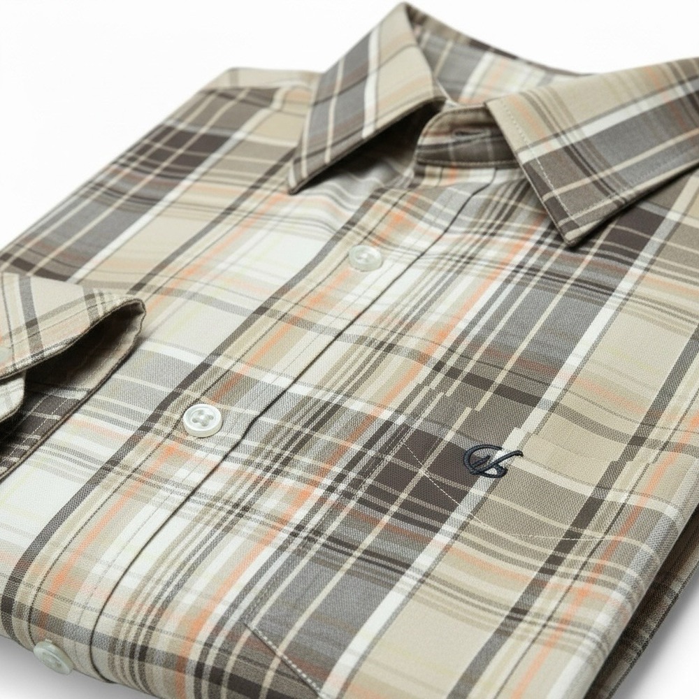 Southpole Hexagon Product Mens Plaid Button Up Long Sleeve Shirt Sz XL Y2K